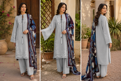3-Piece Embroidered Summer Collection New Arrival DM-113