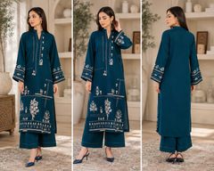 2-piece Un-stitched Embroidered Summer Collection New Arrival DM-133