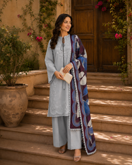 3-Piece Embroidered Summer Collection New Arrival DM-113