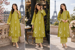 2-piece Un-stitched Embroidered Summer Collection New Arrival DM-117
