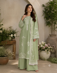 3-Piece Embroidered Summer Collection New Arrival DM-104