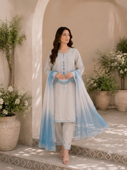 3-Piece Embroidered Summer Collection New Arrival DM-106