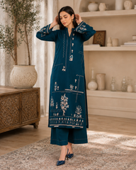 2-piece Un-stitched Embroidered Summer Collection New Arrival DM-133