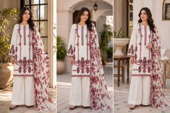 3-Piece Embroidered Summer Collection New Arrival DM-109 (Copy)
