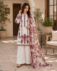 3-Piece Embroidered Summer Collection New Arrival DM-109 (Copy)