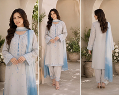 3-Piece Embroidered Summer Collection New Arrival DM-106