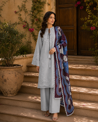 3-Piece Embroidered Summer Collection New Arrival DM-113