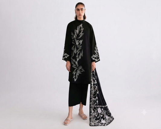3-Piece Embroidered Summer Collection New Arrival DM-101