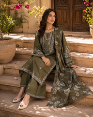 3-Piece Embroidered Summer Collection New Arrival DM-114
