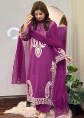 UN-STITCH EMBROIDERED 3-PCS WINTER COLLECTION NEW ARRIVAL 2026 DM-134