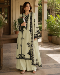 3-Piece Embroidered Summer Collection New Arrival DM-107