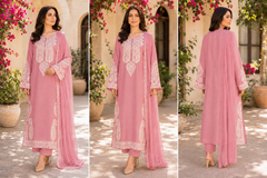 3-Piece Embroidered Summer Collection New Arrival DM-110