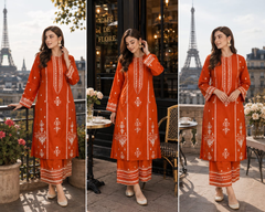 2-piece Un-stitched Embroidered Summer Collection New Arrival DM-116