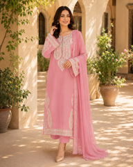 3-Piece Embroidered Summer Collection New Arrival DM-110