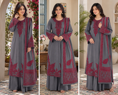 3-Piece Embroidered Summer Collection New Arrival 2026 DM-115