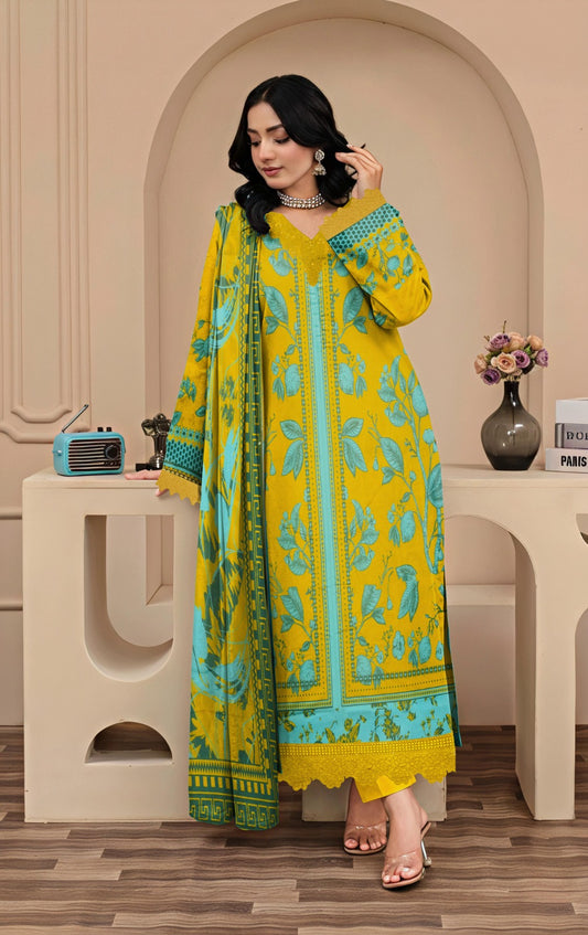 Ayra 3-Piece Embroidered Collection 2026 DM-121