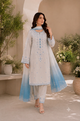 3-Piece Embroidered Summer Collection New Arrival DM-106