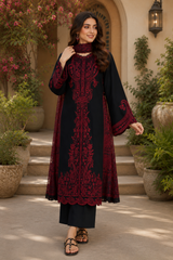 3-Piece Embroidered Summer Collection New Arrival DM-109