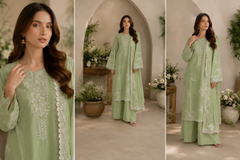 3-Piece Embroidered Summer Collection New Arrival DM-104