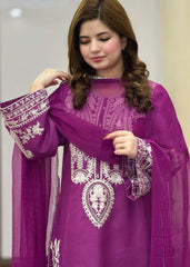 UN-STITCH EMBROIDERED 3-PCS WINTER COLLECTION NEW ARRIVAL 2026 DM-134